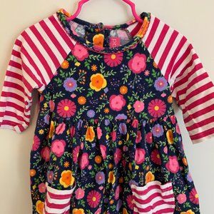 3/4 Sleeve Girls Dress 3T